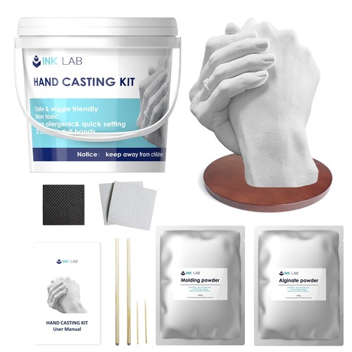 Kit calco mani coppia - kit, gesso
